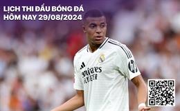 Lịch thi đấu bóng đá hôm nay 29/8/2024: Las Palmas - Real Madrid