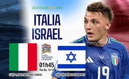 Hủy diệt Israel, Italia giữ đỉnh bảng UEFA Nations League